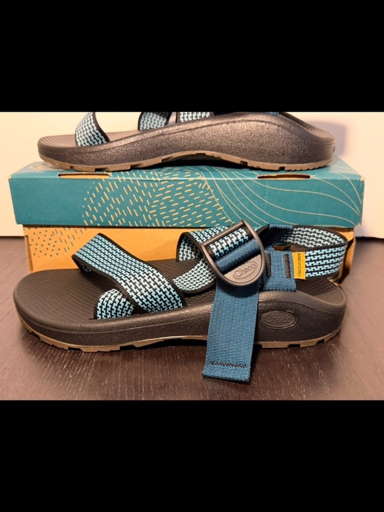 Chaco Mega Z Cloud Outdoor Sport Hiking Sandals Trink Aqua Mens 9M main image 8